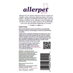 Allerpet C Pet Dander Solution Instructions