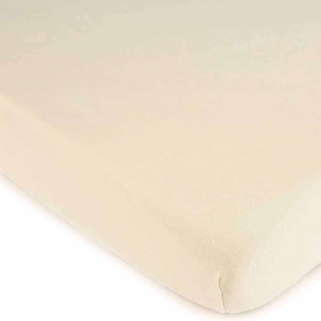 Natural Cotton Knit Bassinet Sheets